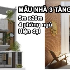 Mẫu nhà phố 5mx20m 04