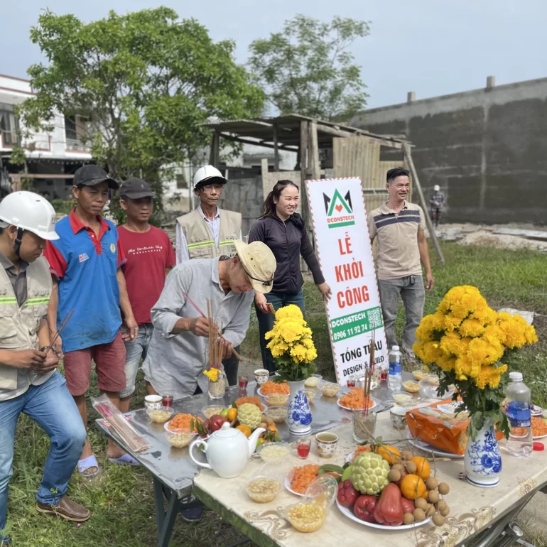 KHỞI CÔNG NHÀ CHỊ VÂN – ĐÀ NẴNG