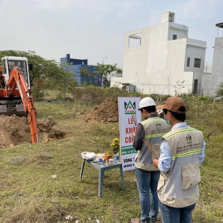 KHỞI CÔNG NHÀ ANH TÍN – HOÀ QUÝ