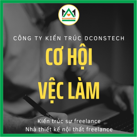 VIỆC LÀM  freelance cùng DCONSTECH